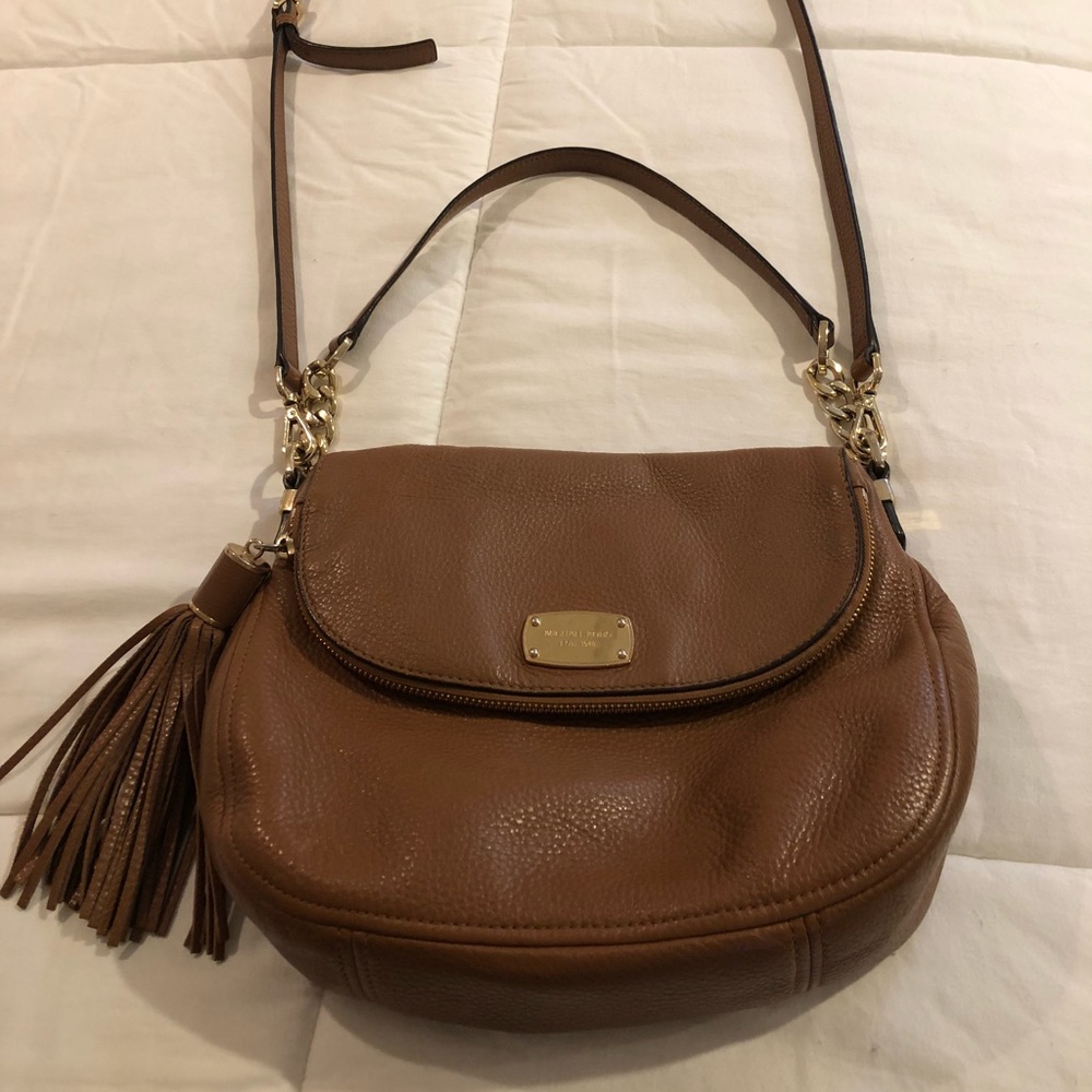 Authentic Michael Kors leather bag